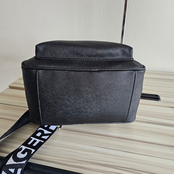 Karl Lagerfeld Paris Black Khloe Backpack - Picture 3 of 7